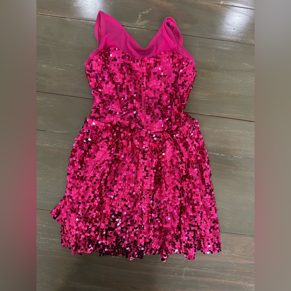 Weissman Showtime Pink Sequins Dance Costume